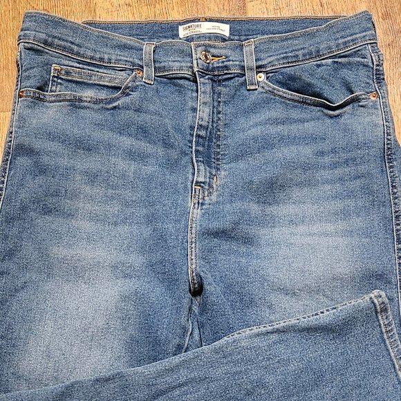 LEVI'S SIGNATURE Heritage High-Rise Straight Women's Jeans - Sz 16 - Picture 4 of 7